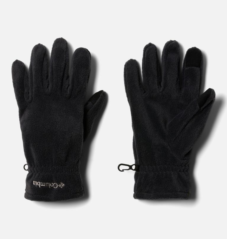 Men's Steens Mountain Fleece Gloves, Color: Black, image 1
