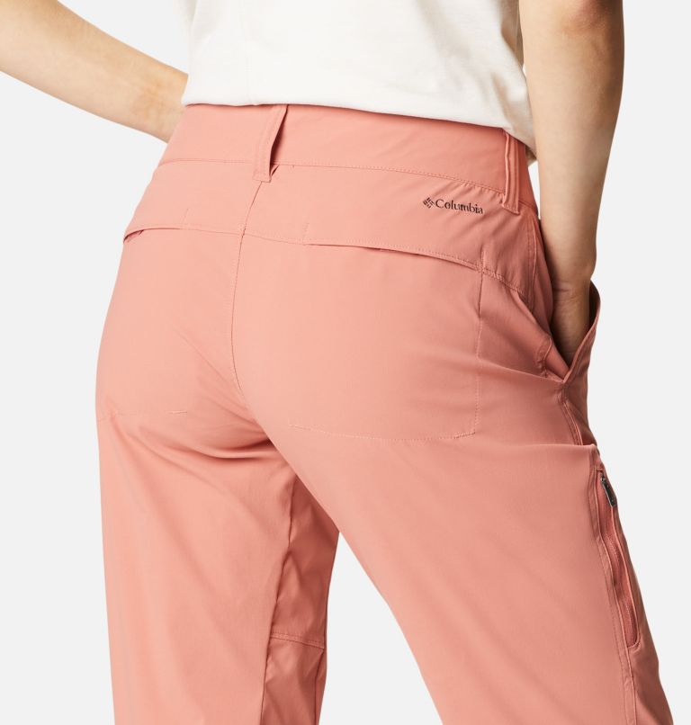 Women’s Saturday Trail Hiking Trousers, Color: Dark Coral, image 5