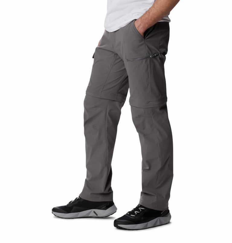Pantalón convertible de senderismo Newton Ridge para hombre, Color: City Grey, image 3