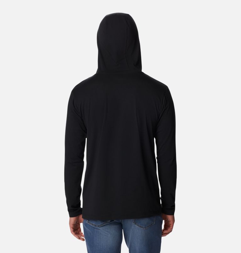 Men’s Sun Trek Technical Hoodie, Color: Black, image 2