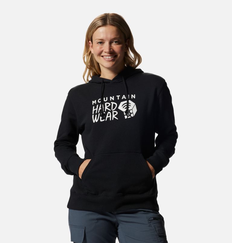 Women's MHW Logo Pullover Hoody, Color: Black, image 5
