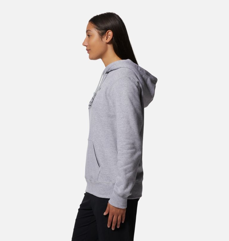 Women's MHW Logo Pullover Hoody, Color: Hardwear Grey Heather, image 3