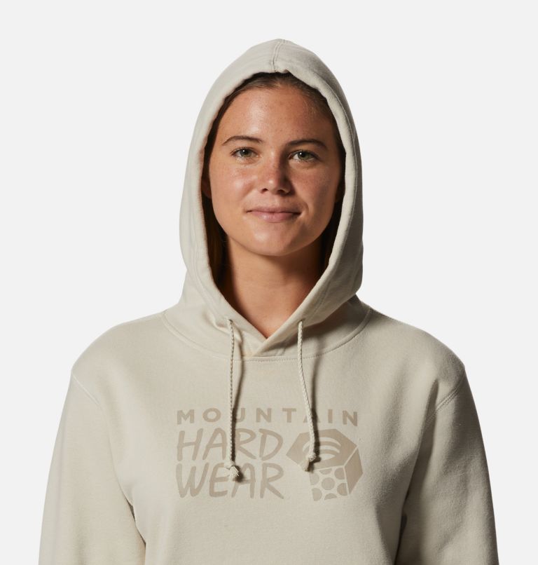 Thumbnail: Women's MHW Logo Pullover Hoody, Color: Wild Oyster, image 4
