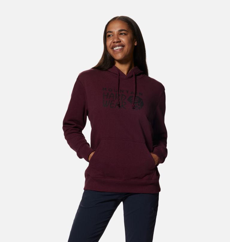 Thumbnail: MHW Logo Pullover Hoody | 604 | XS, Color: Cocoa Red, image 1
