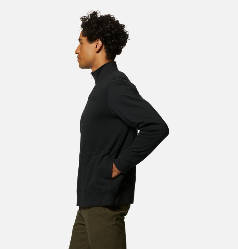 Men's MHW Logo 1/2 Zip, Color: Black, image 3
