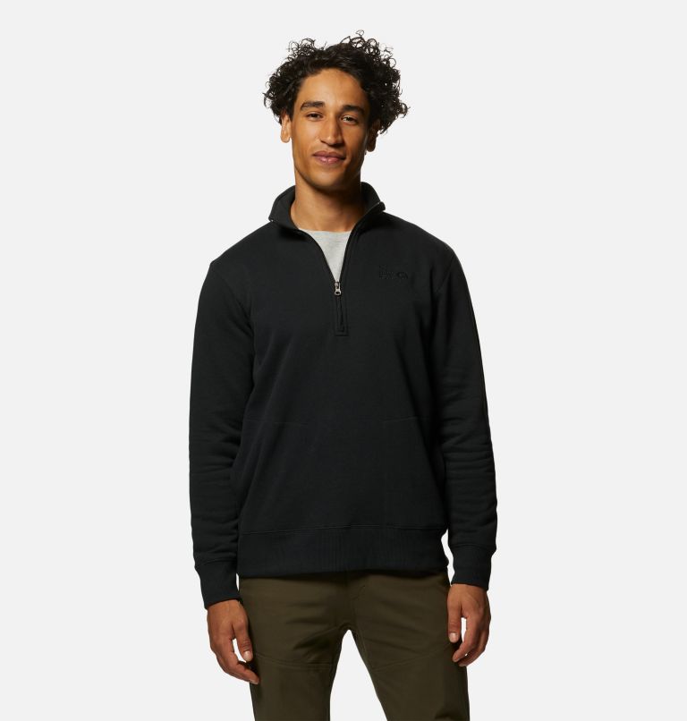 Men's MHW Logo 1/2 Zip, Color: Black, image 5