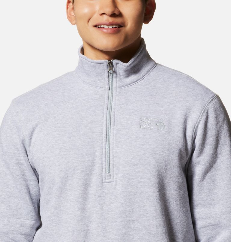Men's MHW Logo 1/2 Zip, Color: Hardwear Grey Heather, image 4