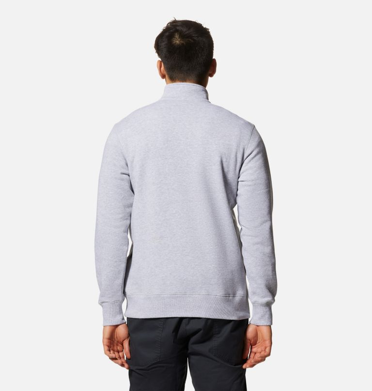 Men's MHW Logo 1/2 Zip, Color: Hardwear Grey Heather, image 2