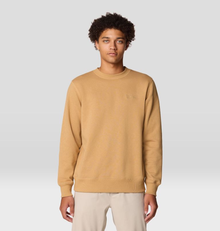 Men's MHW Logo Pullover Crew, Color: Buck, image 1