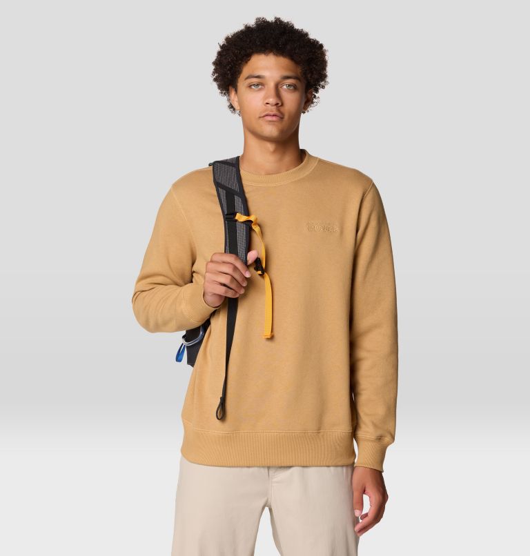 Men's MHW Logo Pullover Crew, Color: Buck, image 2