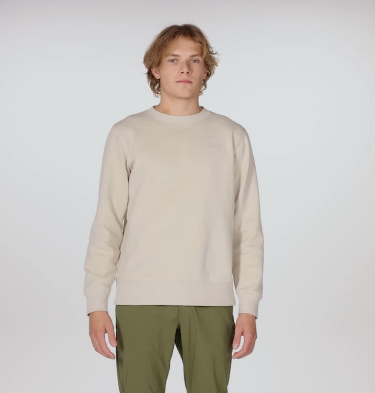 Men's MHW Logo Pullover Crew, Color: Wild Oyster