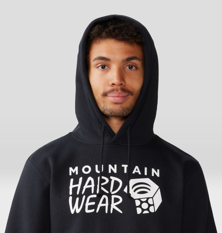 Thumbnail: Men's MHW Logo Pullover Hoody, Color: Black, image 4