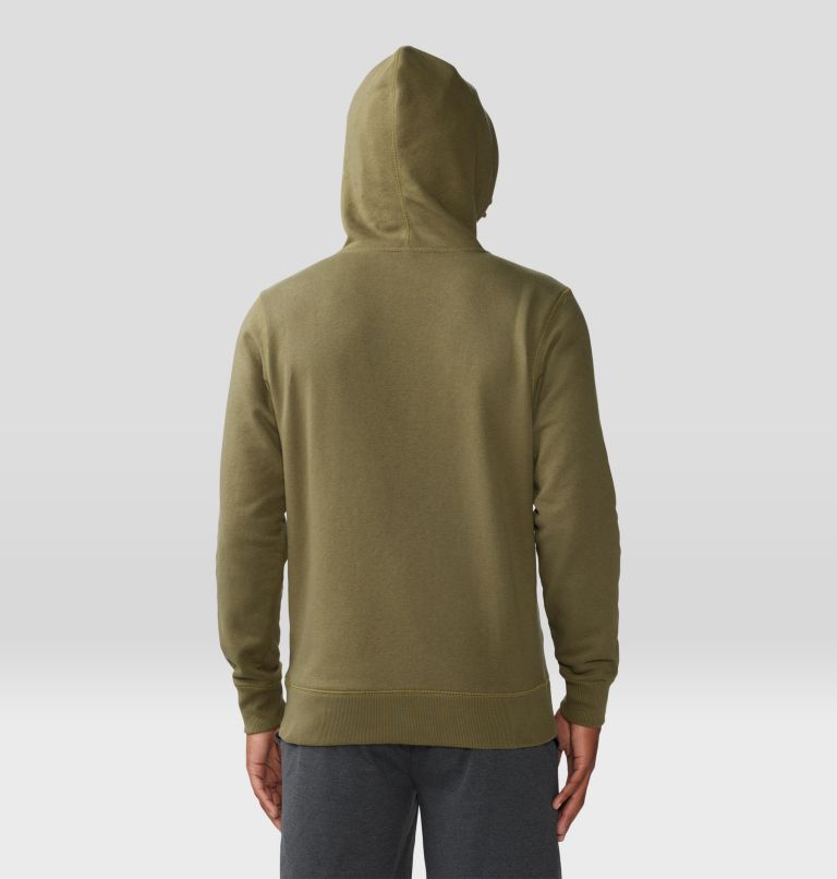 Men's MHW Logo Pullover Hoody, Color: Combat Green, image 2