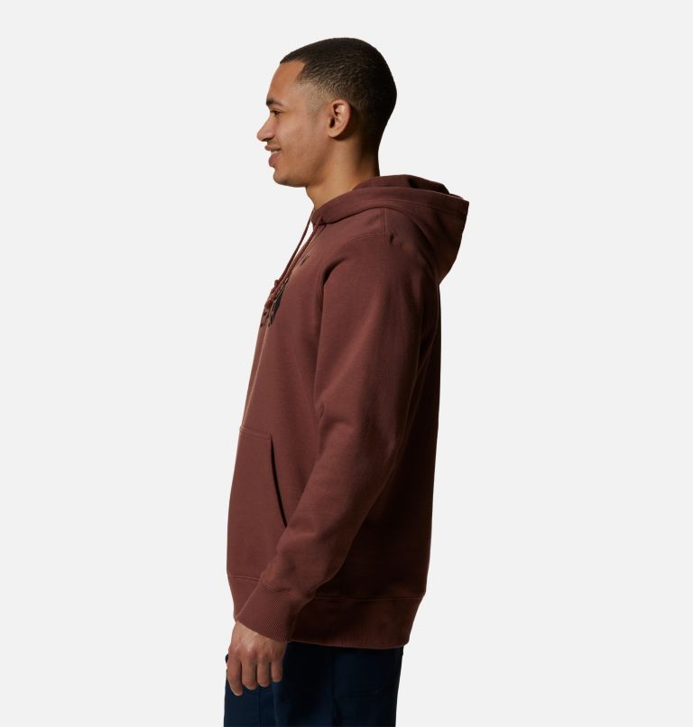 Men's MHW Logo Pullover Hoody, Color: Clay Earth, image 3