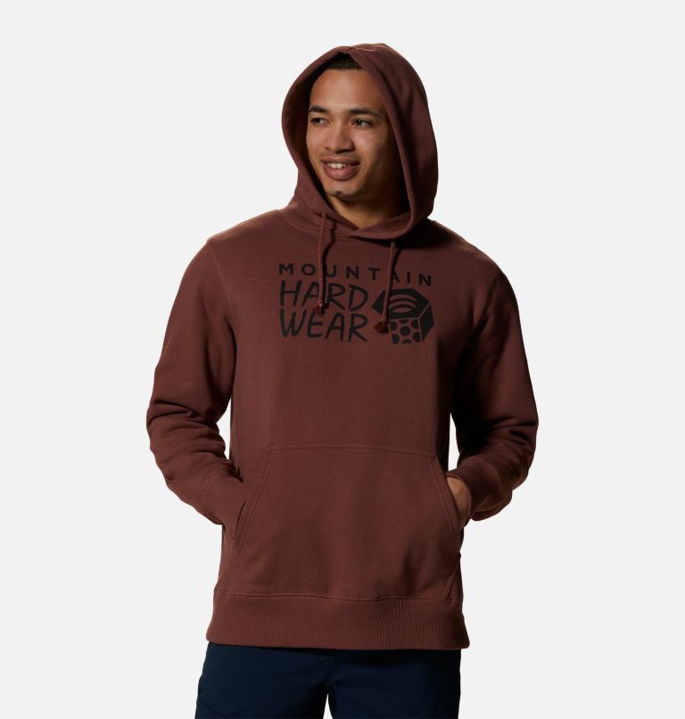 Thumbnail: Men's MHW Logo Pullover Hoody, Color: Clay Earth, image 5