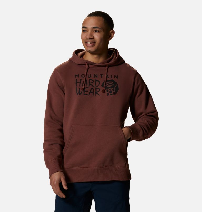 Men's MHW Logo Pullover Hoody, Color: Clay Earth, image 1