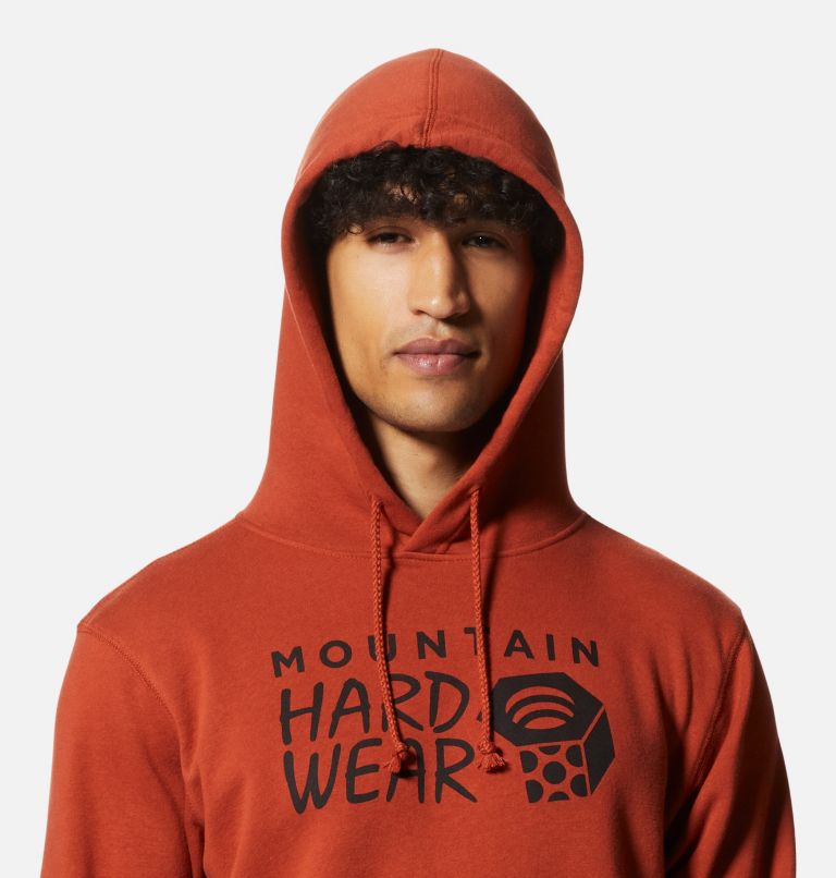 Thumbnail: Men's MHW Logo Pullover Hoody, Color: Dark Copper, image 4
