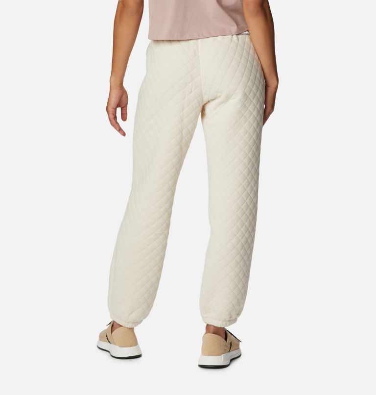 Women's Columbia Lodge Quilted Joggers, Color: Chalk, image 2