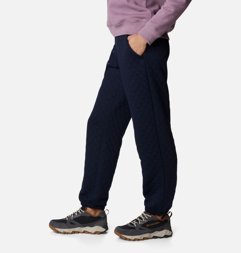 Thumbnail: Women's Columbia Lodge Quilted Joggers, Color: Dark Nocturnal, image 3