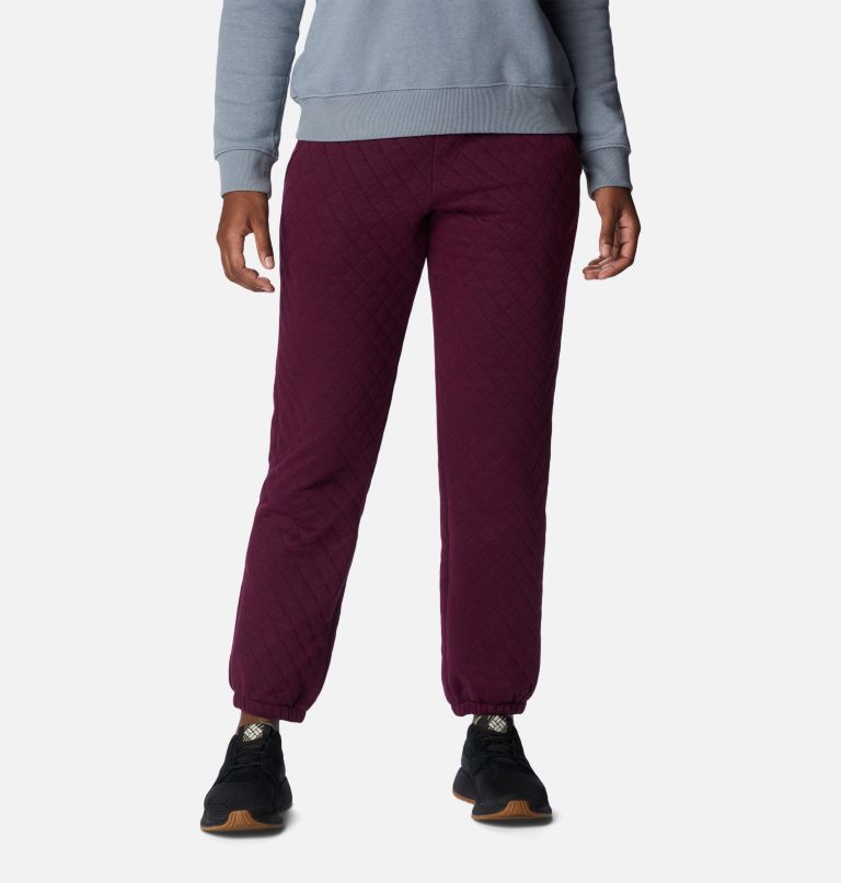 Columbia Lodge Quilted Jogger | 616 | L, Color: Marionberry, image 1