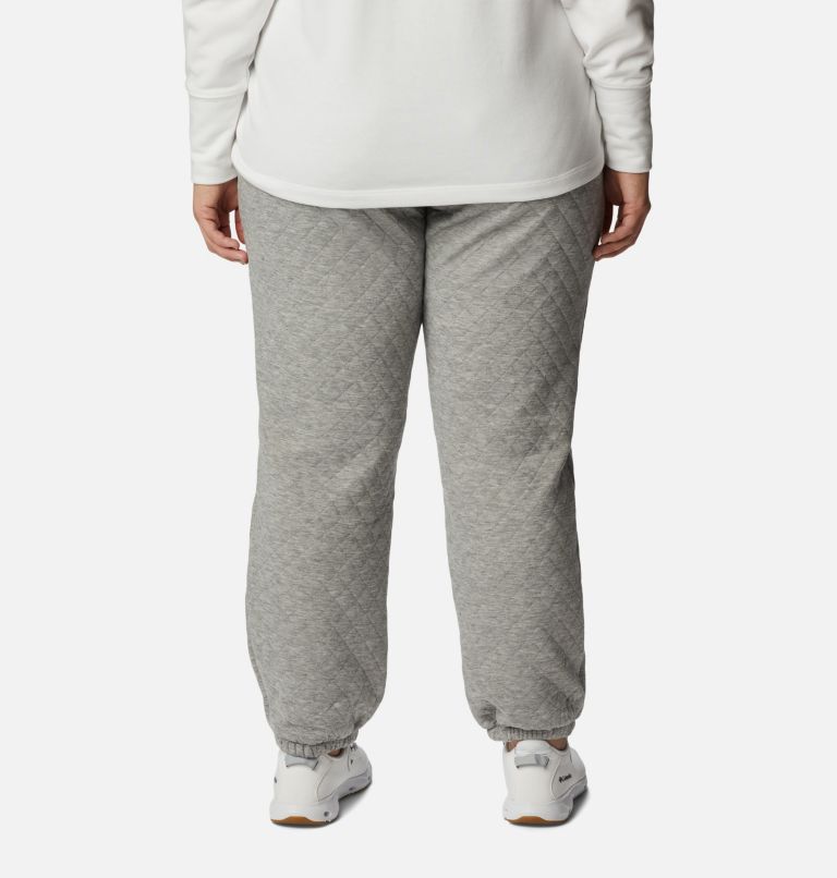 Women's Columbia Lodge Quilted Joggers - Plus Size, Color: Light Grey Heather, image 2