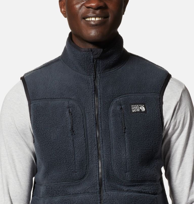 Men's HiCamp Fleece Vest, Color: Dark Storm, image 4