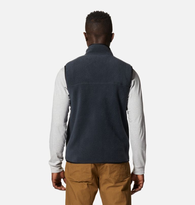 Men's HiCamp Fleece Vest, Color: Dark Storm, image 2