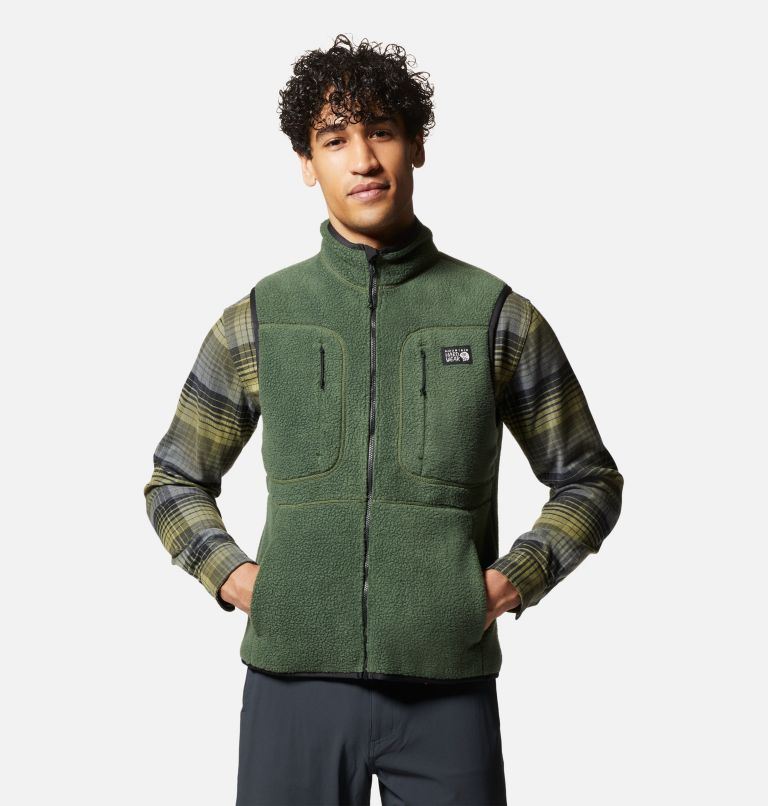 Men's HiCamp Fleece Vest, Color: Surplus Green, image 6