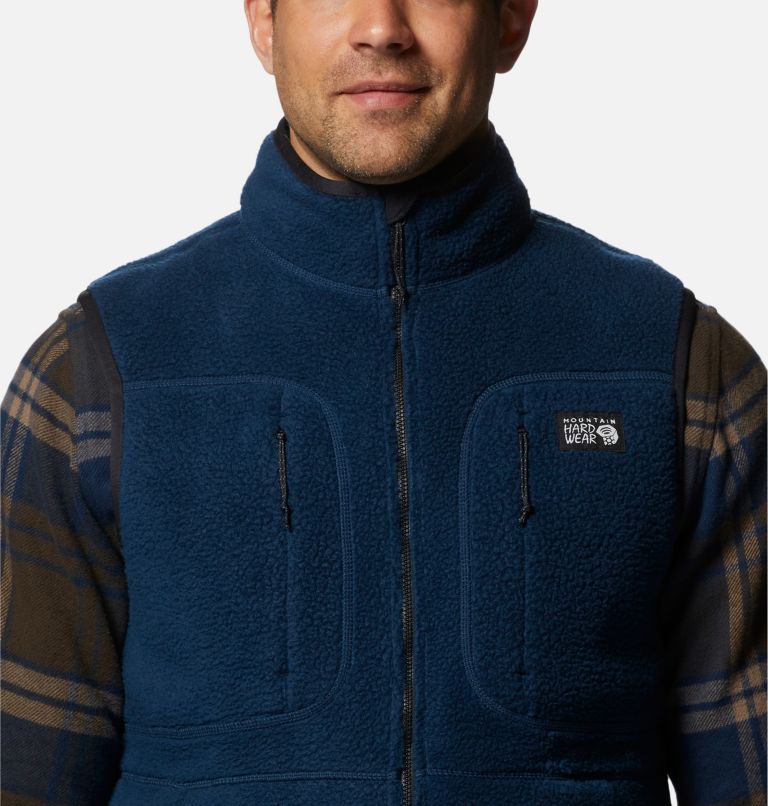 Thumbnail: Men's HiCamp Fleece Vest, Color: Hardwear Navy, image 4