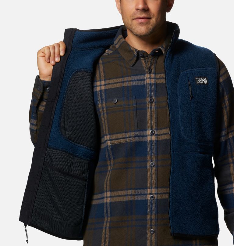 Men's HiCamp Fleece Vest, Color: Hardwear Navy, image 5