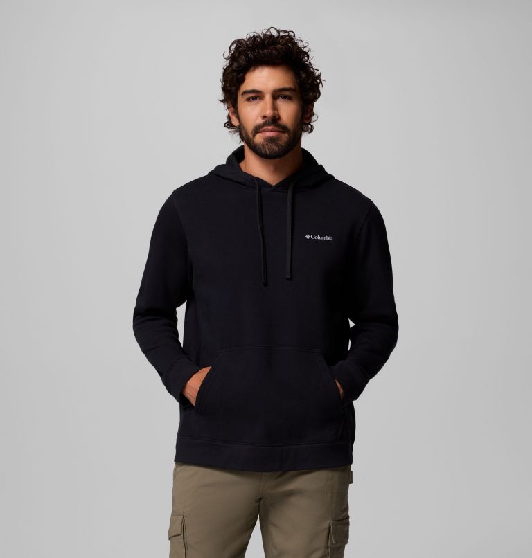 Men's Columbia Trek Graphic Hoodie, Color: Black, Meadowland, image 1