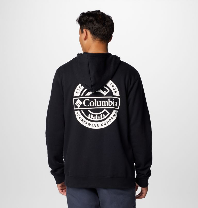 Mens black graphic hoodie on sale