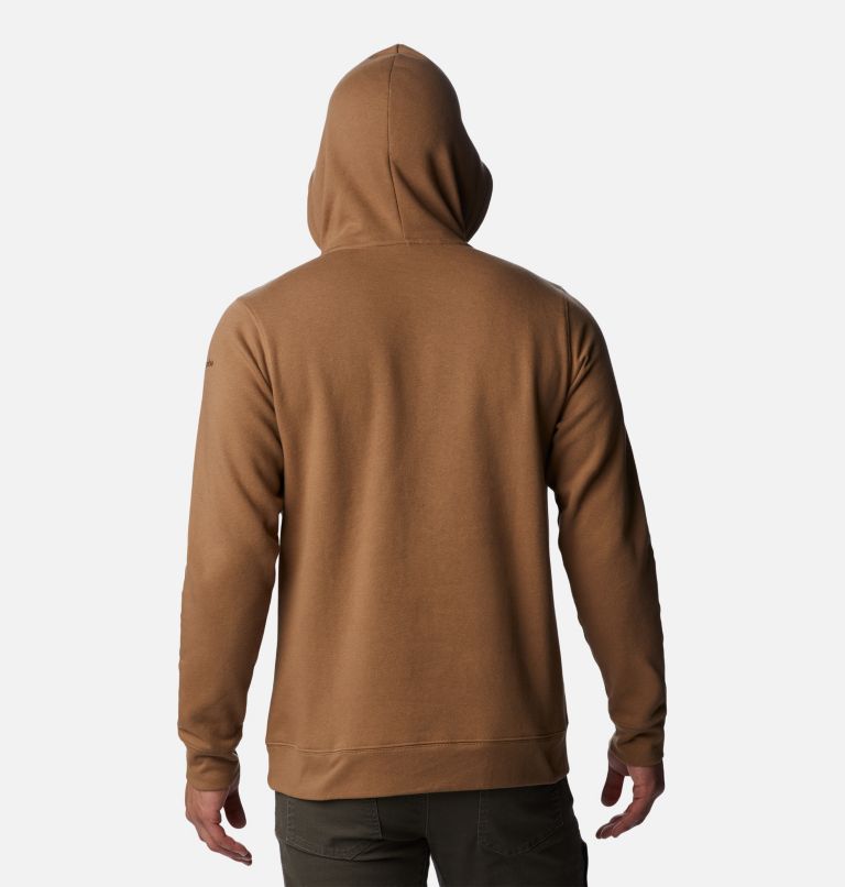Men's Columbia Trek Graphic Hoodie, Color: Delta, Treeline Flag Graphic, image 2
