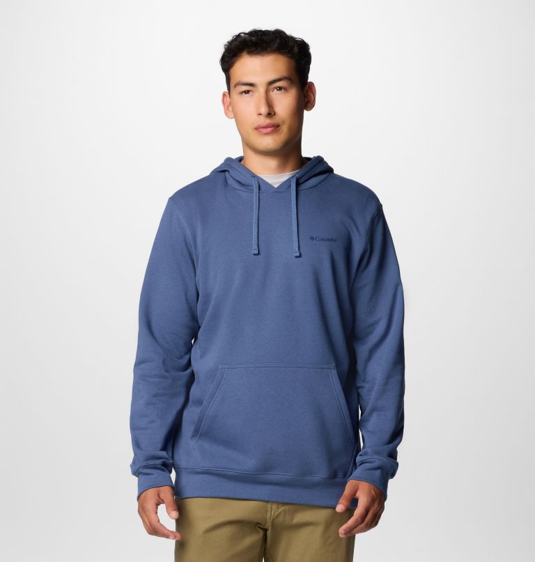 Men's Columbia Trek Graphic Hoodie, Color: Dark Mtn Button Badge, image 1