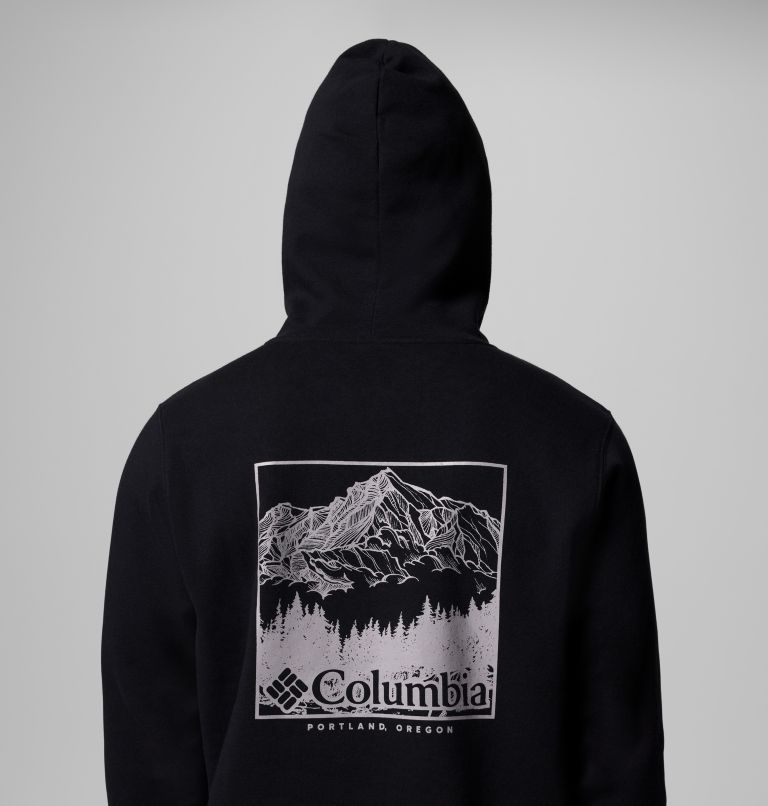 Columbia Trek Graphic Hoodie für Männer, Color: Black, Meadowland, image 6