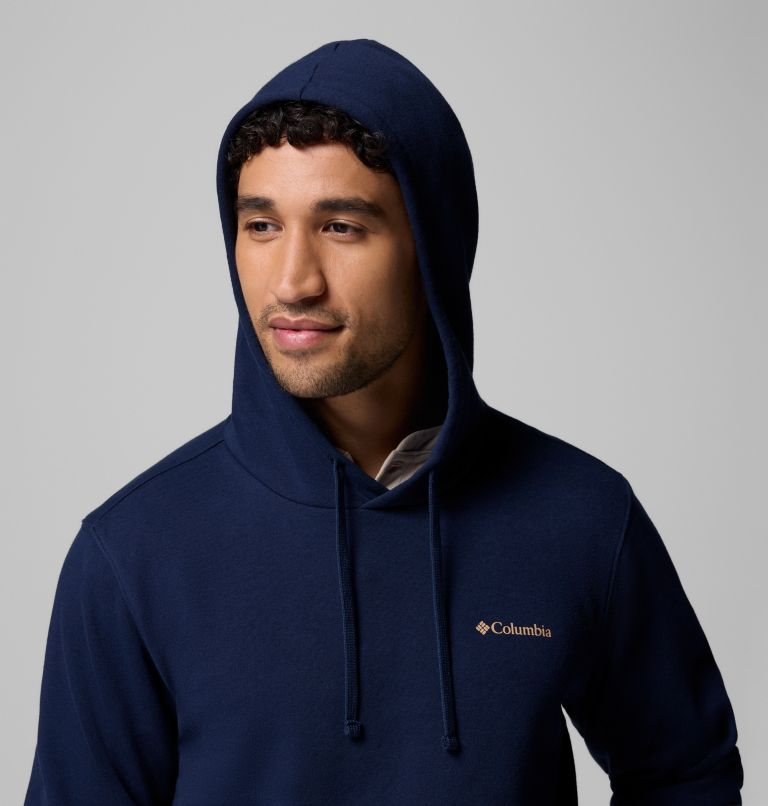 Men's Columbia Trek Graphic Hoodie, Color: Collegiate Navy, Meadowland, image 5