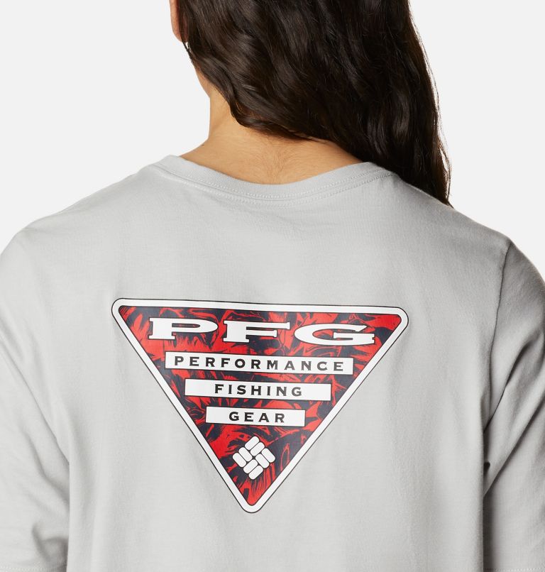 T-shirt décontracté PFG Bramley Bay Femme, Color: Cool Grey, Triangle Fill, image 5