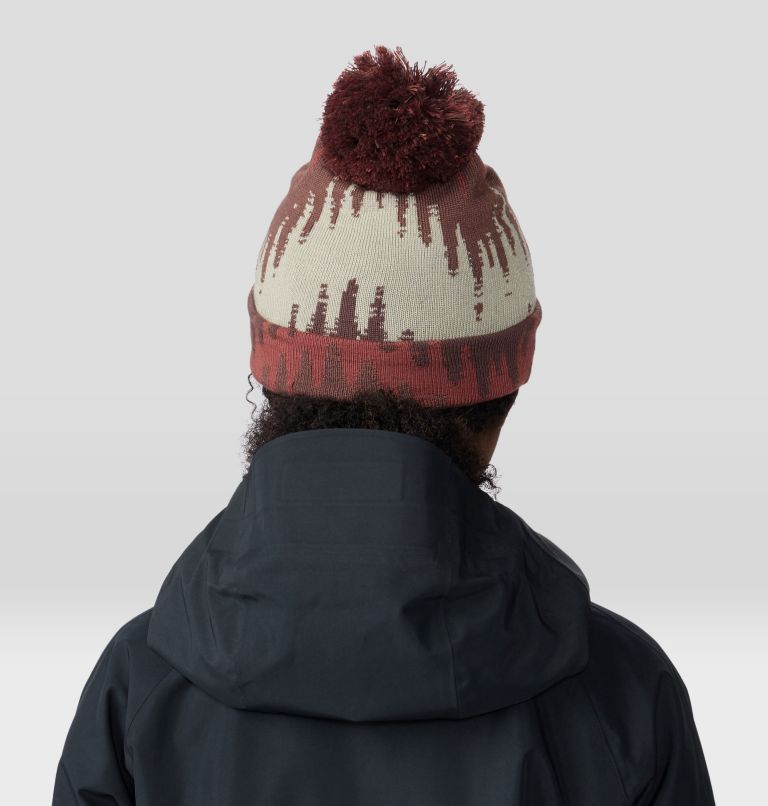 Thumbnail: Gas Station Beanie, Color: Clay Earth Zig Zag, image 7