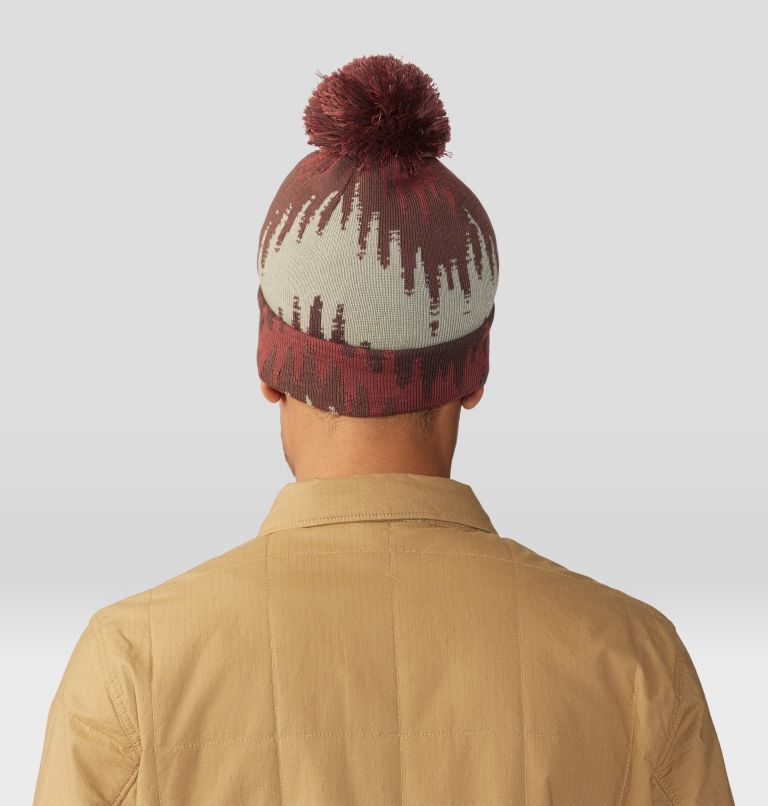 Thumbnail: Gas Station Beanie, Color: Clay Earth Zig Zag, image 2