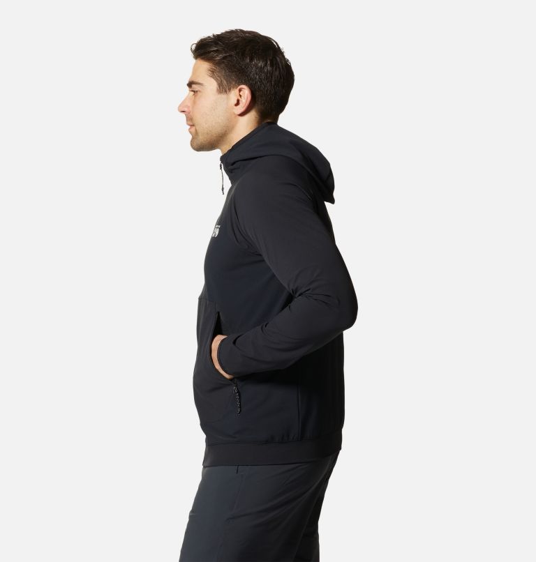 Men's Winter Journey Full Zip Hoody, Color: Black, image 3