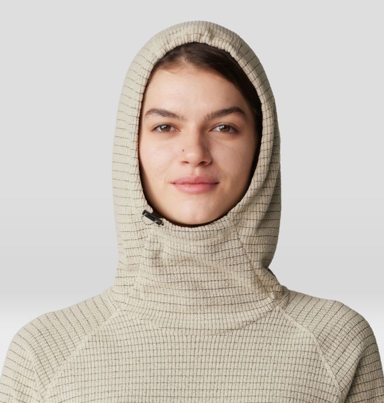 Women's Summit Grid Tunic Hoody, Color: Wild Oyster, image 4