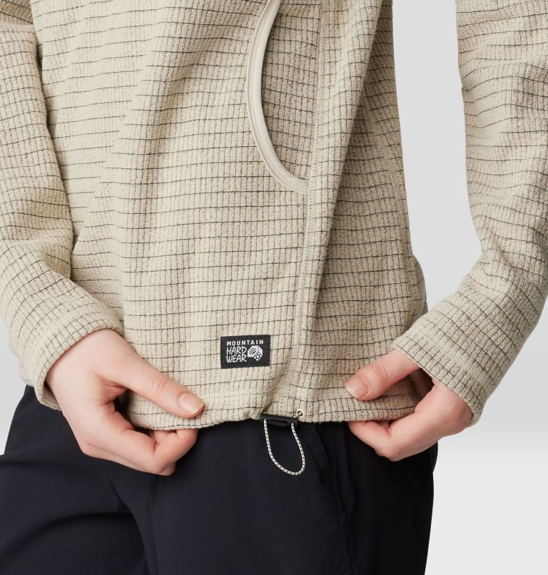 Women's Summit Grid Tunic Hoody, Color: Wild Oyster, image 5