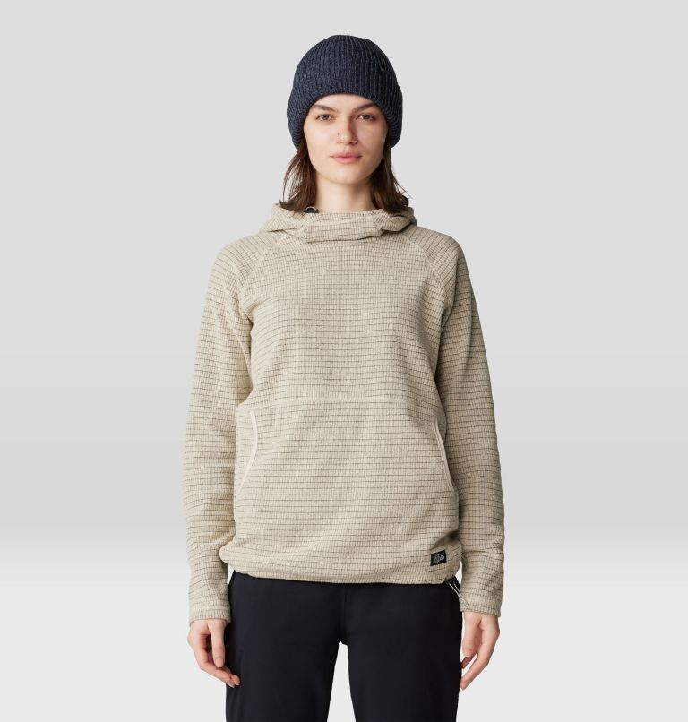 Women's Summit Grid Tunic Hoody, Color: Wild Oyster, image 1