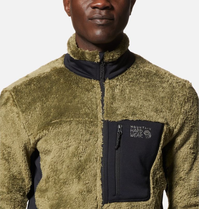 Thumbnail: Men's Polartec® High Loft® Jacket, Color: Combat Green, image 4