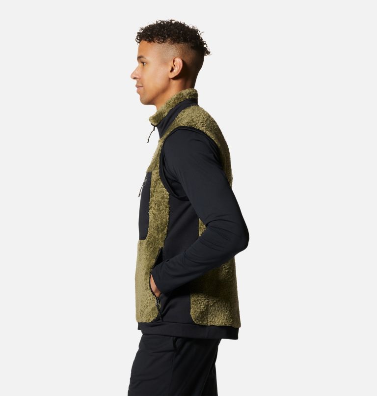 Thumbnail: Men's Polartec® High Loft® Vest, Color: Combat Green, image 3