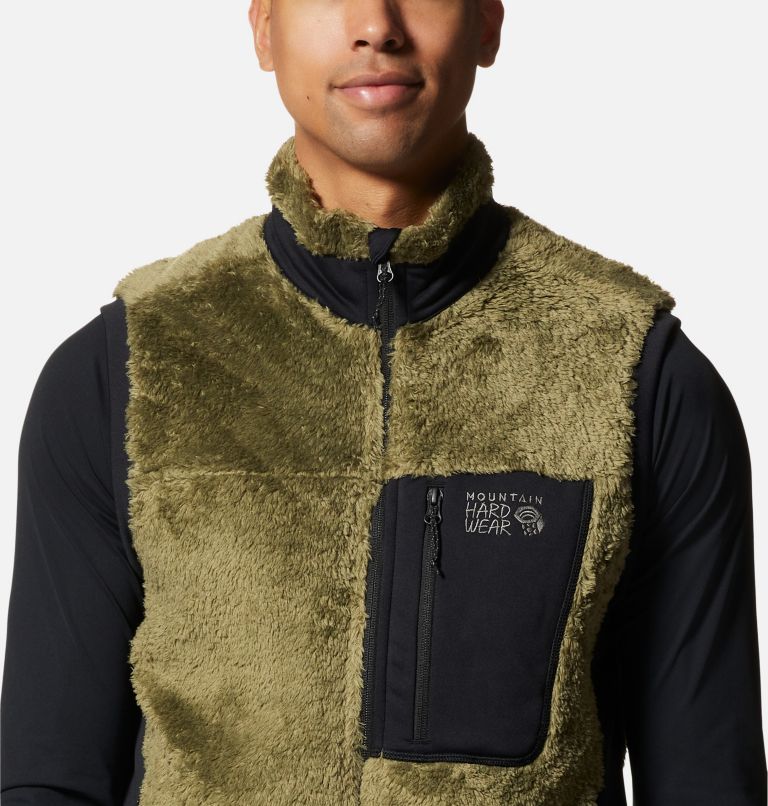 Men's Polartec® High Loft® Vest, Color: Combat Green, image 4