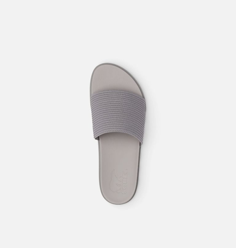 Women's Roaming Easy Slide Sandal, Color: Chrome Grey, Sea Salt