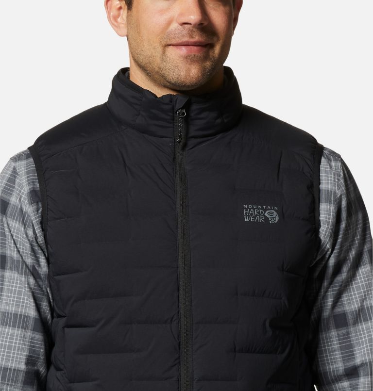 Men's Stretchdown Vest, Color: Black, image 4