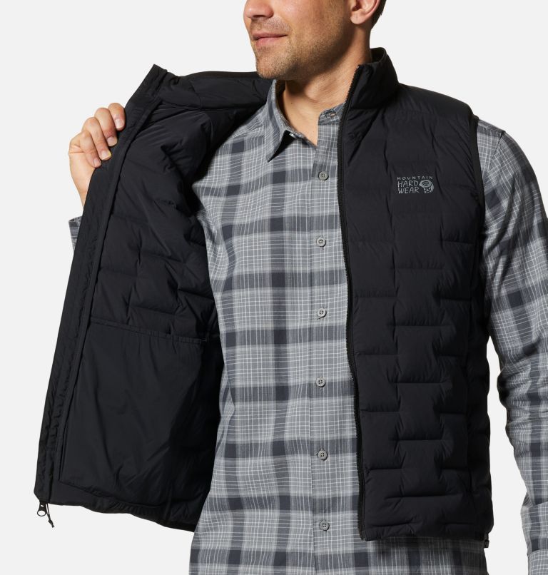 Men's Stretchdown Vest, Color: Black, image 6