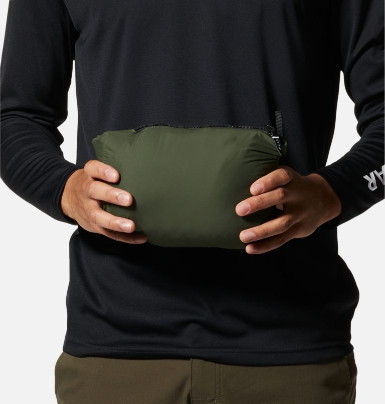 Thumbnail: Men's Stretchdown Vest, Color: Surplus Green, image 6